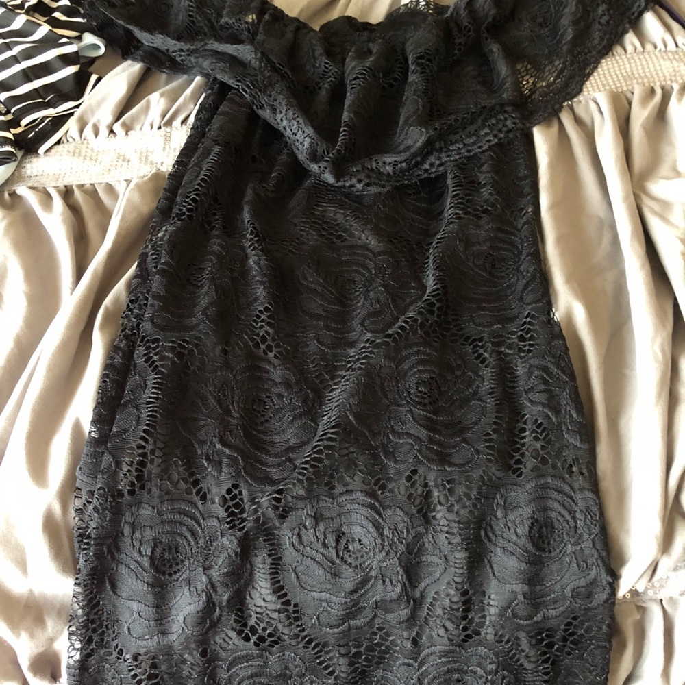 Beautiful black lace dress